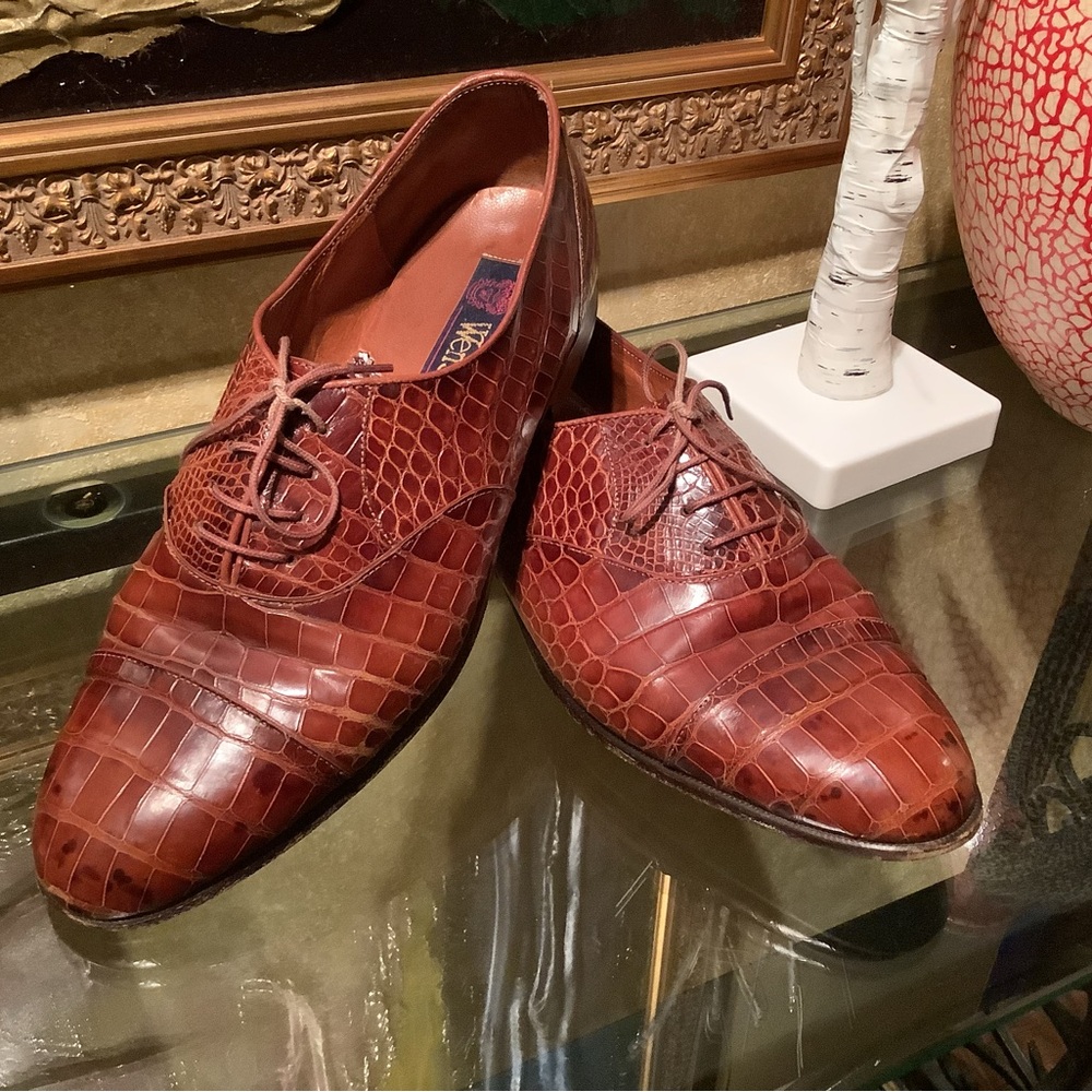 Genuine Alligator Leather Shoes